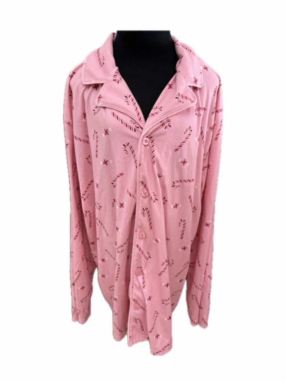 NEW Carter's Pink Candy Cane Print Pajama Top and Pants